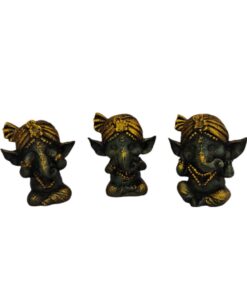 Trio de Ganesha da Sabedoria Pequeno