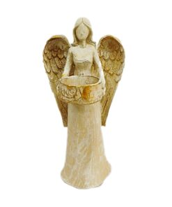 Estatua de Anjo com Porta Vela P