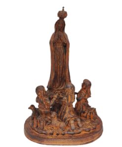 Imagem Religiosa Nossa Senhora da Fátima com Pastores - 40cm