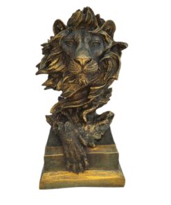 Busto Leão Majestoso