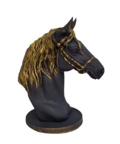 Escultura Cabeça de Cavalo com Cabresto