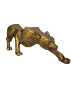 Escultura Pantera Geométrica Riscada