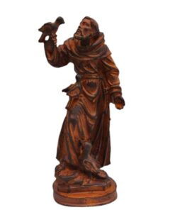 Imagem Religiosa São Francisco Passarinho -20cm