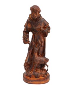 Imagem Religiosa São Francisco Bambi na Frente - 20cm