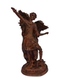Imagem Religiosa São Miguel Arcanjo com Lança - 30cm