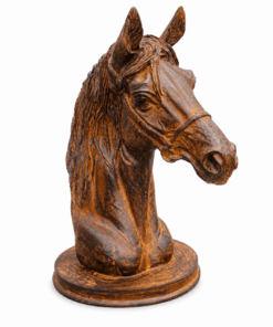 Escultura Cabeça de Cavalo com Cabresto