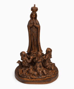 Imagem Religiosa Nossa Senhora da Fátima com Pastores - 40cm