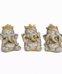 Mini Trio de Ganesha da Sabedoria